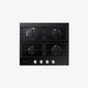 Samsung Gas Hob, 4 Burners, Cast‑Iron Grates Cooktop NA64H3000AK/L1